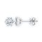 (IGI) 1.18 ct, Laboratory Grown Diamond (Round Brilliant, HPHT, 0.59ct. (x2), D, VVS 2), Six Prongs Diamond Stud Earrings