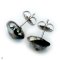 Approx. 9.0 - 13.0 mm, Keshi Tahitian Pearl, Stud Pearl Earrings