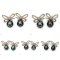 Approx. 12.0 mm, Tahitian Pearl, Vintage Bow Pearl Stud Earrings