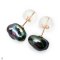 Approx. 8.0 mm, Keshi Tahitian Pearl, Stud Pearl Earrings