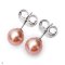 Approx. 7.0 mm, Freshwater Pearl, Stud Pearl Earrings