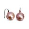 Approx. 12.0 mm, Edison Pearl, Fish Hooks Spoon Pearl Earrings
