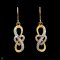 S925, "Luminous Love" Collection Heart & Infinity Fish Hooks Earrings