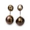 Approx. 5.0 - 8.0 mm, Nebular Lot, Keshi Tahitian Pearl, Stud Pearl Earrings with Pearl Arch Bridge Earring Backs