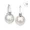 12.13 mm and 12.14 mm, Freshwater Pearl, Latch Back Pearl Earrings