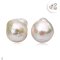 Approx. 17.0 - 20.0 mm, Ripple Freshwater Pearl, Stud Pearl Earrings