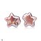 Approx. 11.0 - 13.0 mm, Star Shaped Freshwater Pearl, Stud Pearl Earrings