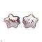 Approx. 11.0 - 13.0 mm, Star Shaped Freshwater Pearl, Stud Pearl Earrings