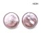 Approx. 11.0 -12.0 mm, Coin Shaped Freshwater Pearl, Stud Pearl Earrings