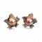 Approx. 10.0 mm, Edison Pearl, Pearl Flower Stud Earrings