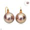 Approx. 14.0 mm, Edison Pearl, Fish Hooks Spoon Pearl Earrings