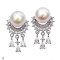 Approx. 10.0 mm, Edison Pearl, Chandelier Stud Pearl Earrings