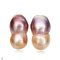 Approx. 11.0 - 13.0 mm, Peanut Pearl, Stud Pearl Earrings