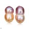 Approx. 12.0 - 13.0 mm, Freshwater Pearl, Stud Pearl Omega Backs