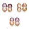 Approx. 12.0 - 13.0 mm, Freshwater Pearl, Stud Pearl Omega Backs