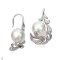 Approx. 10.0 mm, Edison Pearl, "The Plume" Pearl Fish Hooks Earrings