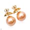 Approx. 15.0 mm, Edison Pearl, Stud Earrings