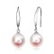 Approx. 8.7 mm, Akoya Pearl, Fish Hooks Pearl Earrings