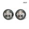 Approx. 11.0 mm, Tahitian Pearl, Stud Pearl Cross Vivian Plate Earrings