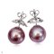 Approx. 14.0 mm, Edison Pearl, Stud Earrings
