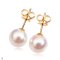 Approx. 8.0 - 8.5 mm, Akoya Pearl, Stud Earrings