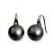 Approx. 11.5 - 12.0 mm, Tahitian Pearl, Fish Hooks Spoon Earrings