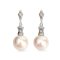 Approx. 15.0 - 15.5 mm, Edison Pearl, "Pearl Pillar" Dangle Pearl Stud Earrings