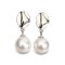 Approx. 8.0 - 8.5 mm, Akoya Pearl, No Logo Design Dangle Pearl Stud Earrings