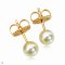 Approx. 6.0 - 6.5 mm, Moonlight Lot, Akoya Pearl, Stud Earrings