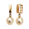 7.7 mm and 7.7 mm, Moonlight Lot, Akoya Pearl, U - Huggie Dangle Pearl Earrings