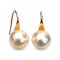 Approx. 8.5 mm, Moonlight Lot, Akoya Pearl, Fish Hooks Spoon Earrings