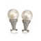 Approx. 11.0 - 11.5 mm, Edison Pearl, Ice Cream Pearl Stud Earrings