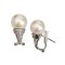 Approx. 11.0 - 11.5 mm, Edison Pearl, Ice Cream Pearl Stud Earrings
