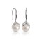Approx. 8.0 mm, Akoya Pearl, Fish Hooks Dangle Pearl Earrings