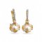 Approx. 10.0 - 11.0 mm, Edison Pearl, Latch Back Earrings with Pearl Locket Jacket