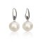 Approx. 11.0 mm, Edison Pearl, Freefrom Shaped Dangle Pearl Stud Earrings