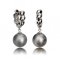 Approx. 11.5 - 12.0 mm, Tahitian Pearl, Jumbo Bead Huggie Dangle Pearl Earrings