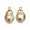 Approx. 9.0 - 10.0 mm, Gold South Sea Pearl, Pearl Drop
