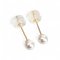 Approx. 4.0 mm, Akoya Pearl, Stud Earrings