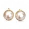 Approx. 16.5 mm, Mabe South Sea Pearl, Pearl Drops for Earrings