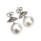 Approx 12.0 mm up, White South Sea Pearl, Stud Earrings