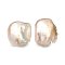 Approx. 15.0 mm up, Keshi Freshwater Pearl, Stud Earrings