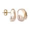 Approx. 15.0 mm up, Keshi Freshwater Pearl, Stud Earrings