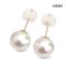 Approx. 10.0 mm, White South Sea Pearl, Stud Earrings