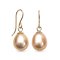 Approx. 9.0 - 10.0 mm, Freshwater Pearl, Fish Hooks Pearl Earrings