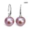 12.2 mm and 12.3 mm, Edison Pearl, Fish Hooks Pearl Earrings