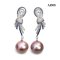 Approx. 14.0 mm, Edison Pearl, Rope Dangle Pearl Stud Earrings