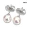 Approx. 8.0 mm, Akoya Pearl, Stud Earrings