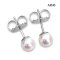 Approx. 5.5 mm, AK Pearl, Stud Earring
