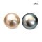 14.4 mm -14.8 mm, Tahitian and South Sea Pearl, Stud Pearl Earrings